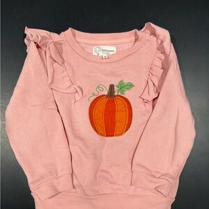 Charming Pink Pumpkin Kids Sweatshirt